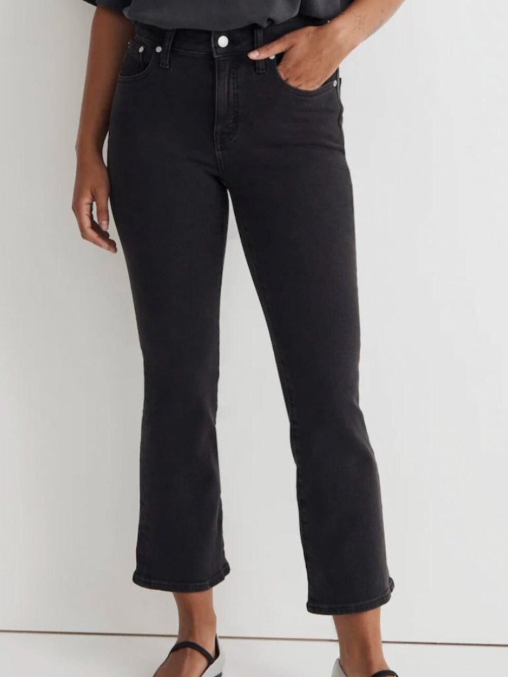 Madewell Curvy Kickout Cropped Jeans